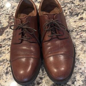 Johnston & Murphy Classic Brown Leather Men's Shoes